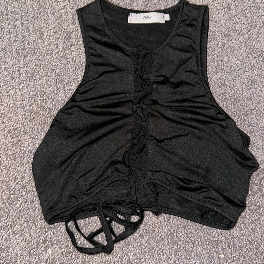 Adika Lace Up Top